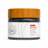 MERAKKEE Purifying Charcoal Facial Mask 50g — glass jar pack shot on white — Activated Charcoal Neem Tea Tree India