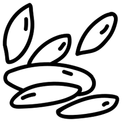 Black and white icon of a paw print
