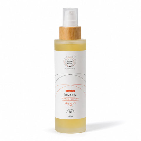 MERAKKEE Purifying Face Wash 150ml — pack shot on white — Neem Saffron Lemon clean face wash India