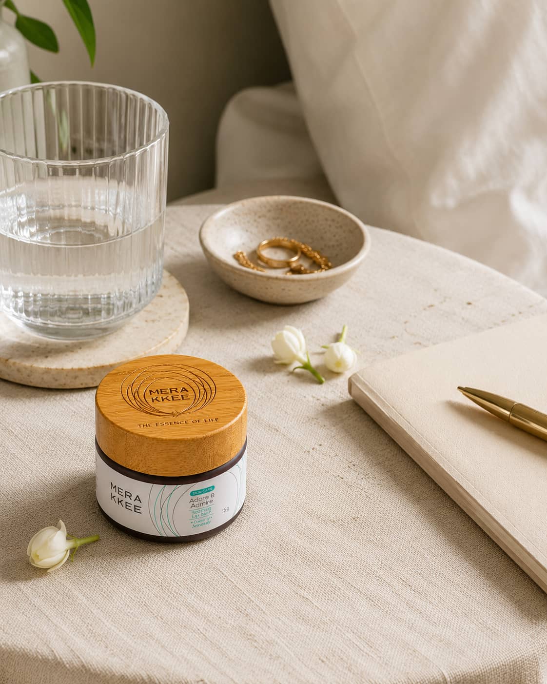 MERAKKEE Soothing Lip Balm — lip care self-care ritual lifestyle — Adore & Admire premium India UAE